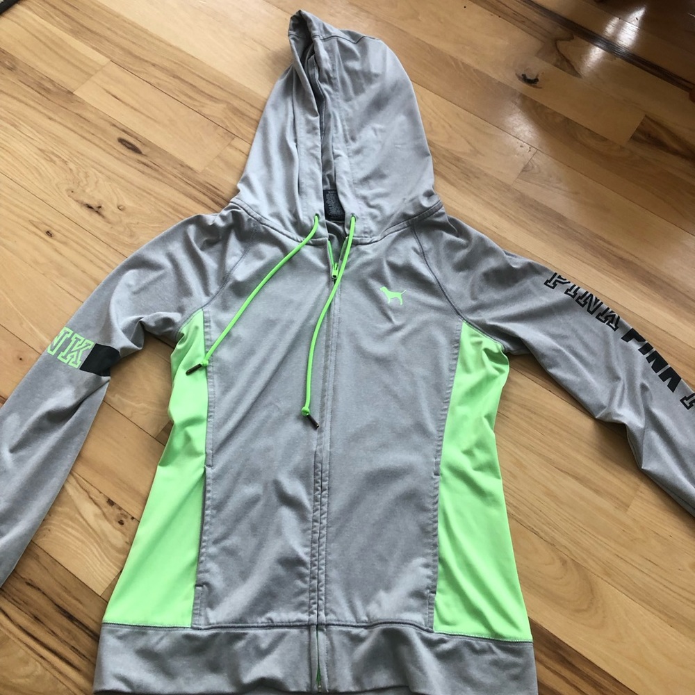 Dry fit zip up hoodie